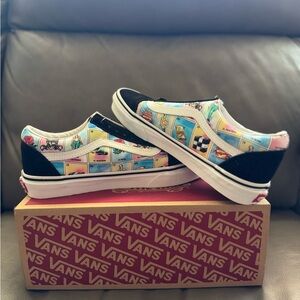 Vans Old Skool Skate Shoe “Los Vans” Loteria Print M(7) W(8.5) New with box